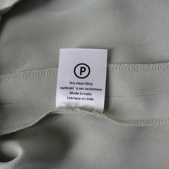 Anthropologie Varun Bahl Ice Fall Gray Beige Layered Tiered Skirt Retro Sz 0P - Picture 11 of 12